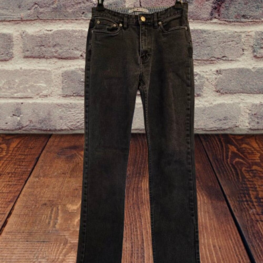 TOMMY HILFIGER WOMEN GRAY STRETCH STRAIGTH LEG JEAN - SIZE 4